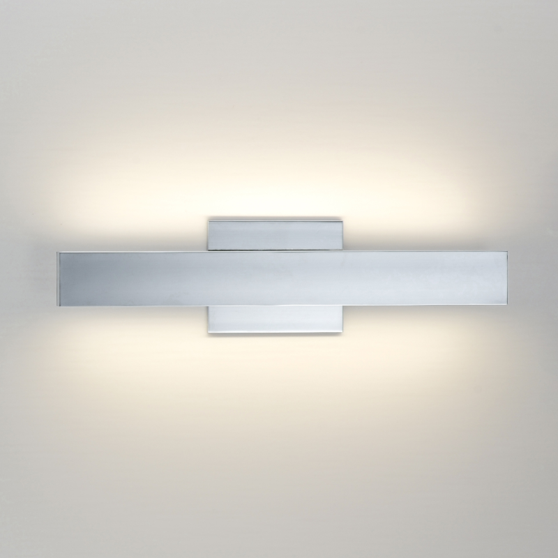ET2 E42661 Alumilux Sideline 2-lt 18" LED Bath Vanity, 5CCT Selectable - Polished Chrome