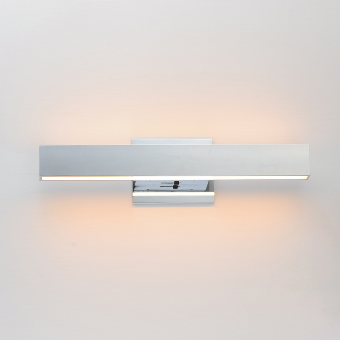 ET2 E42661 Alumilux Sideline 2-lt 18" LED Bath Vanity, 5CCT Selectable - Polished Chrome