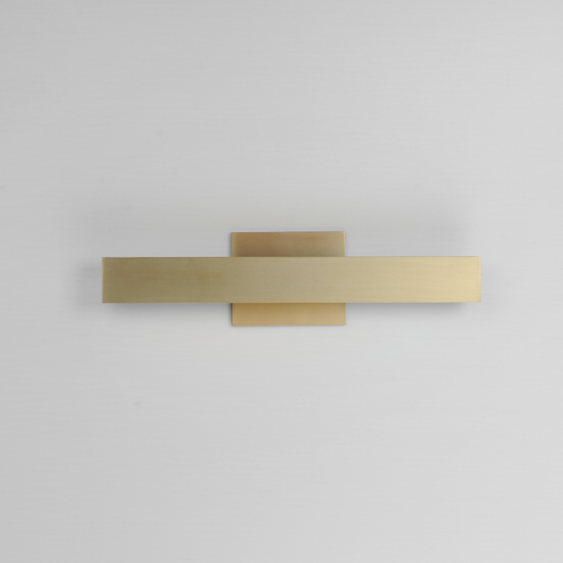 ET2 E42661 Alumilux Sideline 2-lt 18" LED Bath Vanity, 5CCT Selectable - Satin Brass