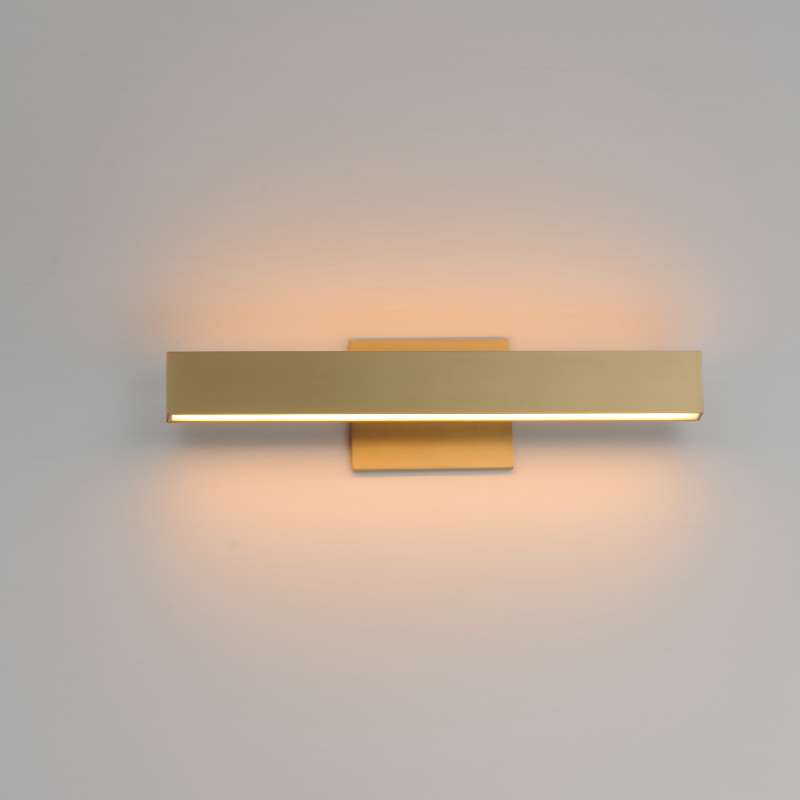 ET2 E42661 Alumilux Sideline 2-lt 18" LED Bath Vanity, 5CCT Selectable - Satin Brass