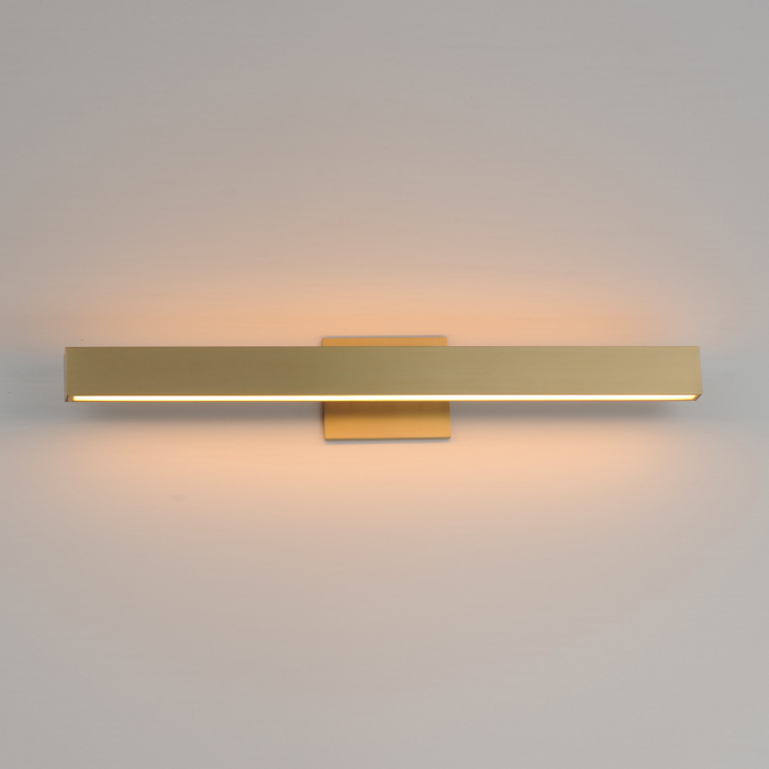 ET2 E42663 Alumilux Sideline 2-lt 30" LED Bath Vanity, 5CCT Selectable - Satin Brass