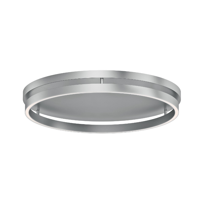 ET2 E52720 Groove 1-lt 24" LED Flush Mount, 5CCT Selectable - Brushed Aluminum