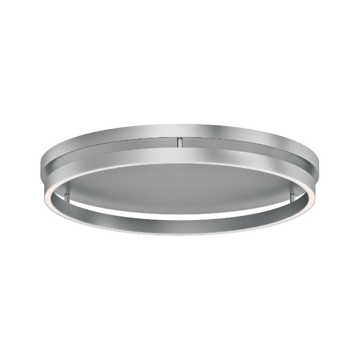 ET2 E52720 Groove 1-lt 24" LED Flush Mount, 5CCT Selectable - Brushed Aluminum