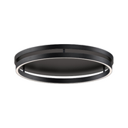 ET2 E52720 Groove 1-lt 24" LED Flush Mount, 5CCT Selectable - Black