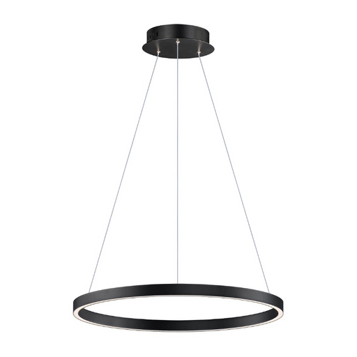 ET2 E52724 Groove 1-lt 24" LED Pendant, 5CCT Selectable - Black