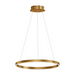 ET2 E52724 Groove 1-lt 24" LED Pendant, 5CCT Selectable - Gold