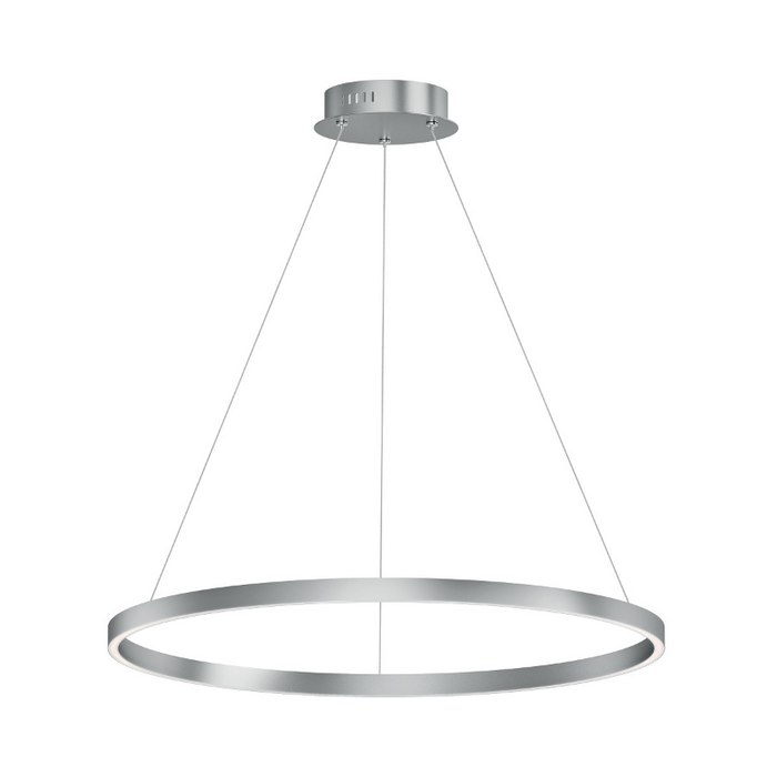 ET2 E52726 Groove 1-lt 32" LED Pendant, 5CCT Selectable - Brushed Aluminum