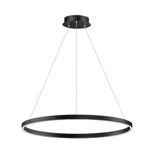 ET2 E52726 Groove 1-lt 32" LED Pendant, 5CCT Selectable - Black