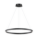 ET2 E52726 Groove 1-lt 32" LED Pendant, 5CCT Selectable - Black