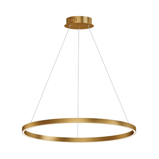 ET2 E52726 Groove 1-lt 32" LED Pendant, 5CCT Selectable - Gold