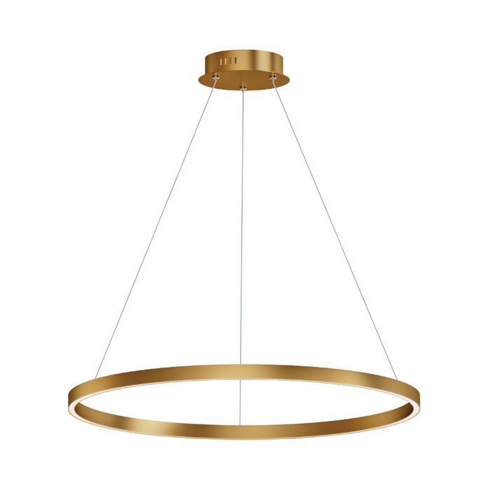 ET2 E52726 Groove 1-lt 32" LED Pendant, 5CCT Selectable - Gold