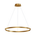 ET2 E52726 Groove 1-lt 32" LED Pendant, 5CCT Selectable - Gold