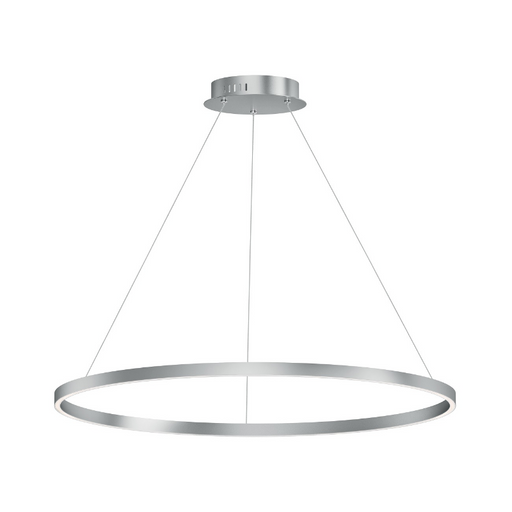 ET2 E52728 Groove 1-lt 40" LED Pendant, 5CCT Selectable - Brushed Aluminum