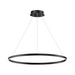 ET2 E52728 Groove 1-lt 40" LED Pendant, 5CCT Selectable - Black