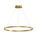 ET2 E52728 Groove 1-lt 40" LED Pendant, 5CCT Selectable - Gold
