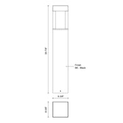 Kuzco EB43036-UNV Sonoma 36" Tall LED Bollard