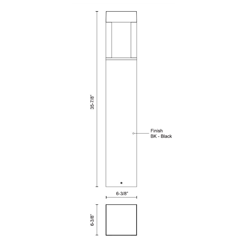 Kuzco EB43036-UNV Sonoma 36" Tall LED Bollard