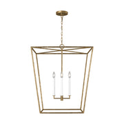 Visual Comfort EC1364 Viota 4-lt 25" Large Lantern Pendant - Casted Gild
