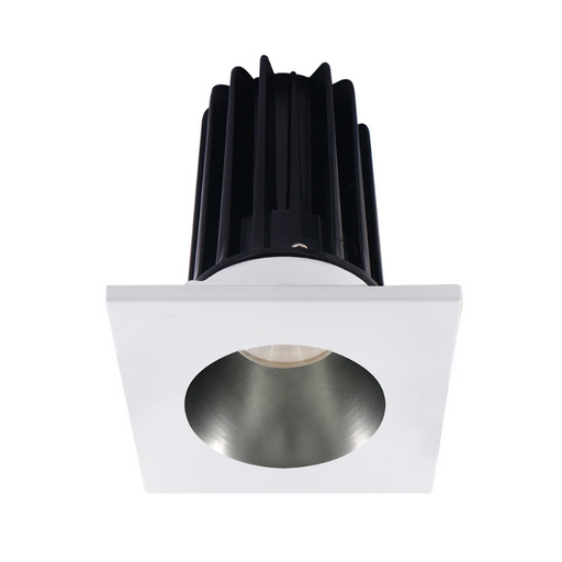 Lotus LED-2-S8W2 Designer 2" 8W LED Square Recessed Downlight, 24° Beam Angle - Chrome/White
