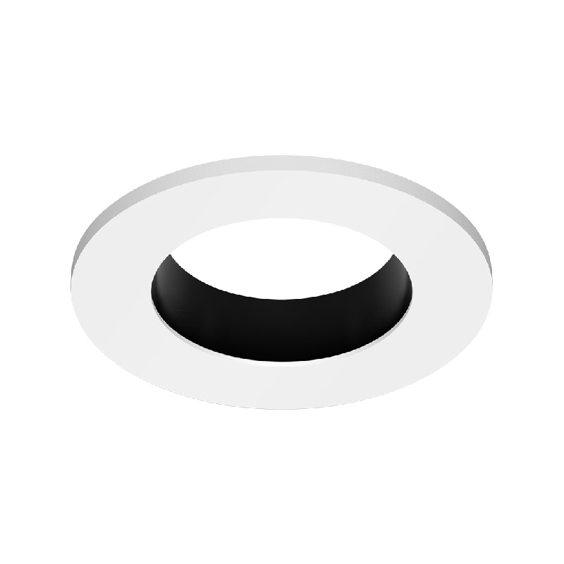 CSL ED1-RST 1" LED Eco-Downlight Round Standard Trim - White/Black