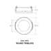 CSL ED1-RTL 1" LED Eco-Downlight Round Standard Trimless