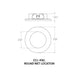 CSL ED1-RWL 1" LED Eco-Downlight Round Wet Location Trim