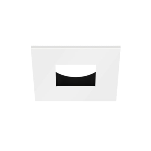 CSL ED1-SST 1" LED Eco-Downlight Square Standard Trim - White/Black