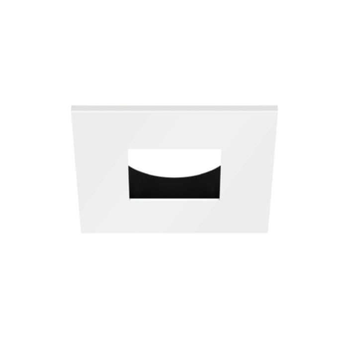 CSL ED1-SST 1" LED Eco-Downlight Square Standard Trim - White/Black