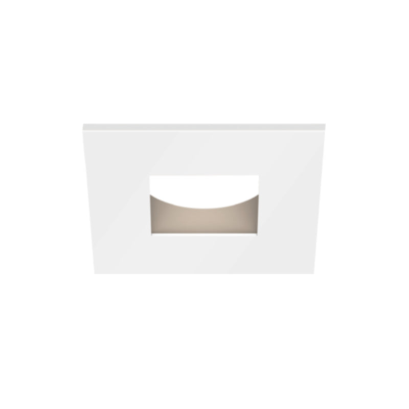 CSL ED1-SST 1" LED Eco-Downlight Square Standard Trim - White/Champagne