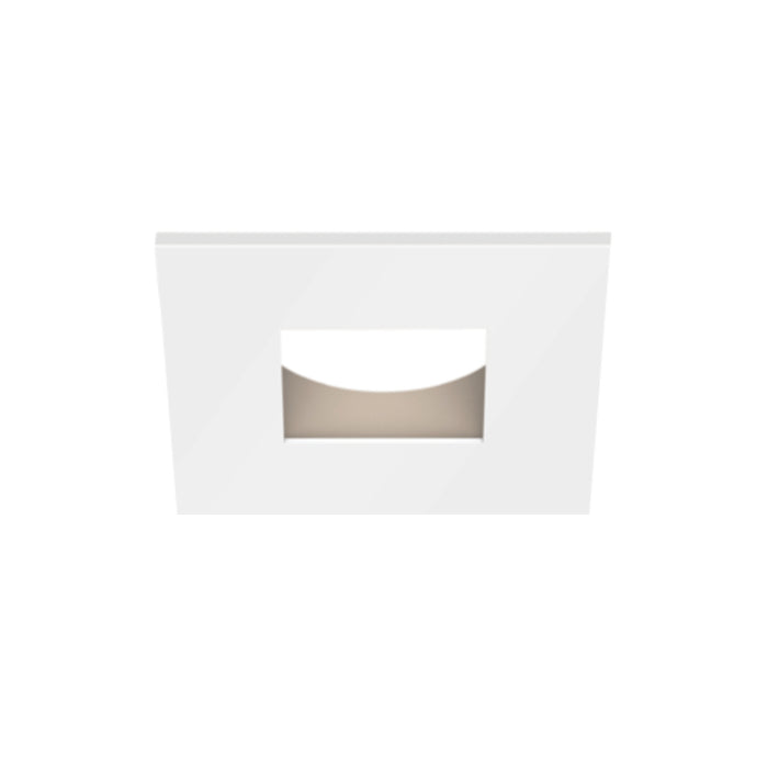 CSL ED1-SST 1" LED Eco-Downlight Square Standard Trim - White/Champagne
