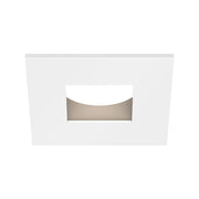 CSL ED1-SST 1" LED Eco-Downlight Square Standard Trim - Champagne with White Flange
