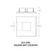 CSL ED1-SWL 1" LED Eco-Downlight Square Wet Location Trim 