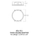 CSL ED1-TC1 Thick Ceiling Adapter for 1" Eco-Downlight