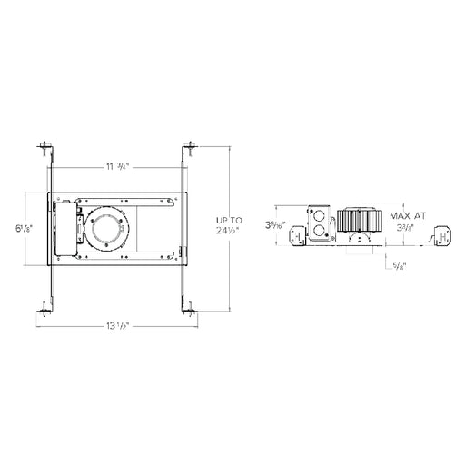 CSL ED1LANC Eco-Downlight 1" LPD 10W Adjustable New Construction Non-IC Housing