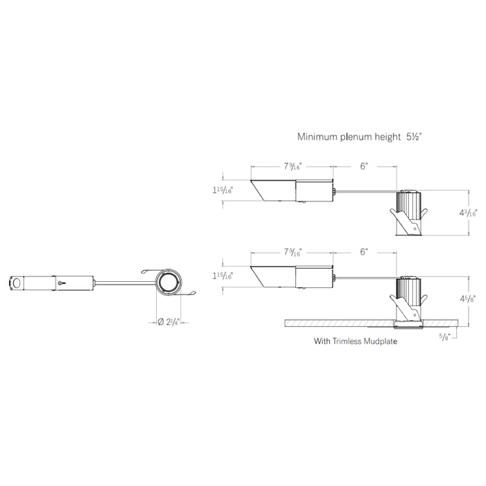 CSL ED1LRIC Eco-Downlight 1" 10W Remodel IC Housing