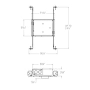 CSL ED1SNIC Eco-Downlight 1" 12W Shallow New Construction IC Housing