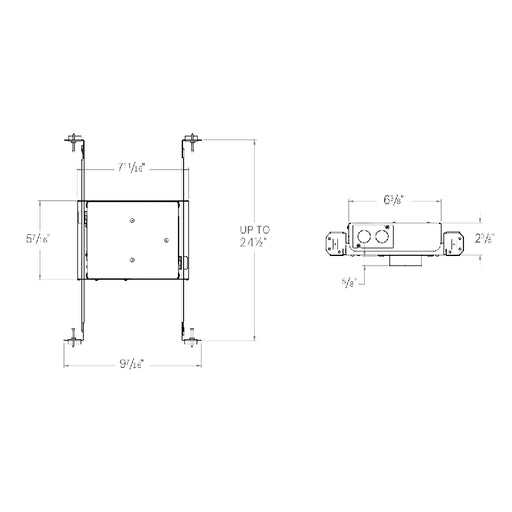 CSL ED1SNIC Eco-Downlight 1" 12W Shallow New Construction IC Housing