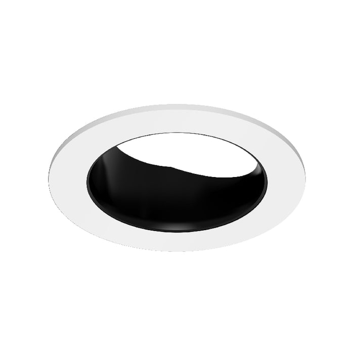 CSL ED3-RAST 3" LED Eco-Downlight Round Adjustable Standard Trim - White/Black
