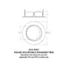 CSL ED3-RAST 3" LED Eco-Downlight Round Adjustable Standard Trim 