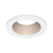 CSL ED3-RFST 3" LED Eco-Downlight Round Fixed Standard Trim - Champagne with White Flange