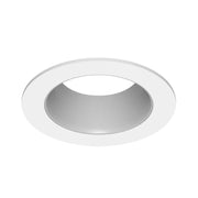 CSL ED3-RFST 3" LED Eco-Downlight Round Fixed Standard Trim - Silver with White Flange