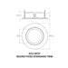 CSL ED3-RFST 3" LED Eco-Downlight Round Fixed Standard Trim