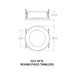 CSL ED3-RFTL 3" LED Eco-Downlight Round Fixed Standard Trimless 
