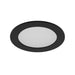 CSL ED3-RFWL 3" LED Eco-Downlight Round Fixed Wet Location Trim - Black