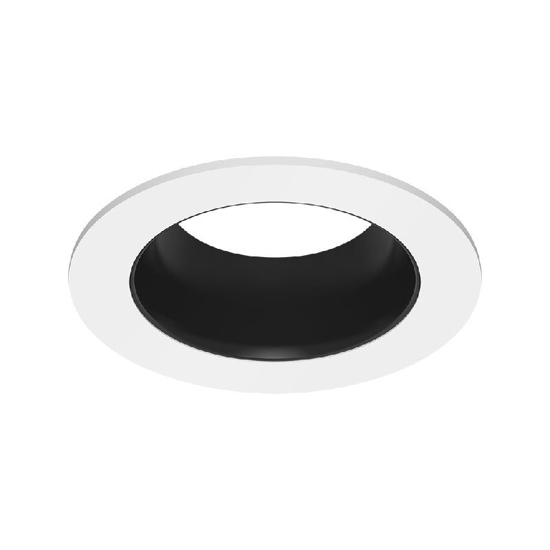 CSL ED3-RFST 3" LED Eco-Downlight Round Fixed Standard Trim - White/Black