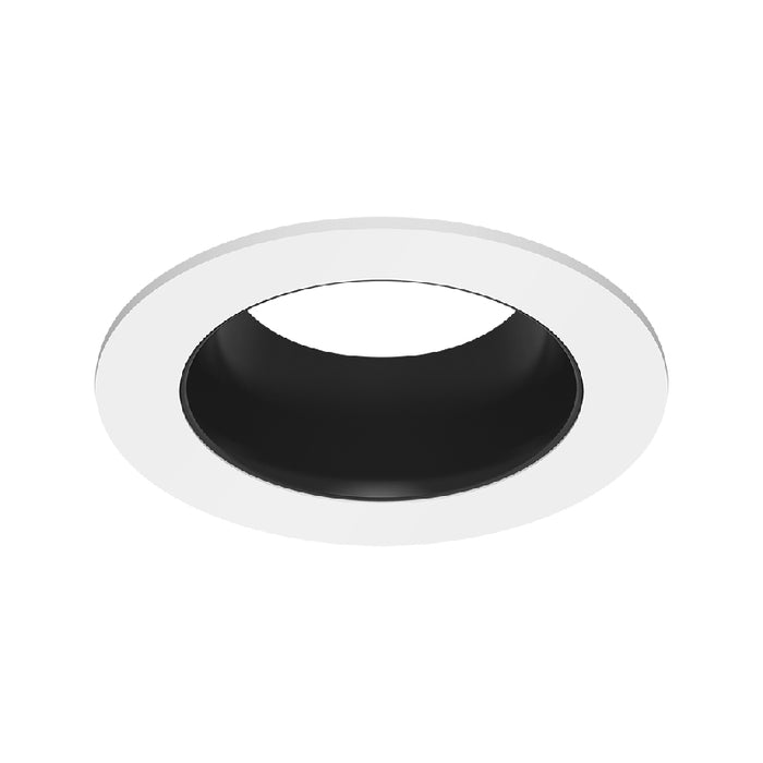 CSL ED3-RFST 3" LED Eco-Downlight Round Fixed Standard Trim - White/Black