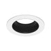 CSL ED3-RFST 3" LED Eco-Downlight Round Fixed Standard Trim - White/Black