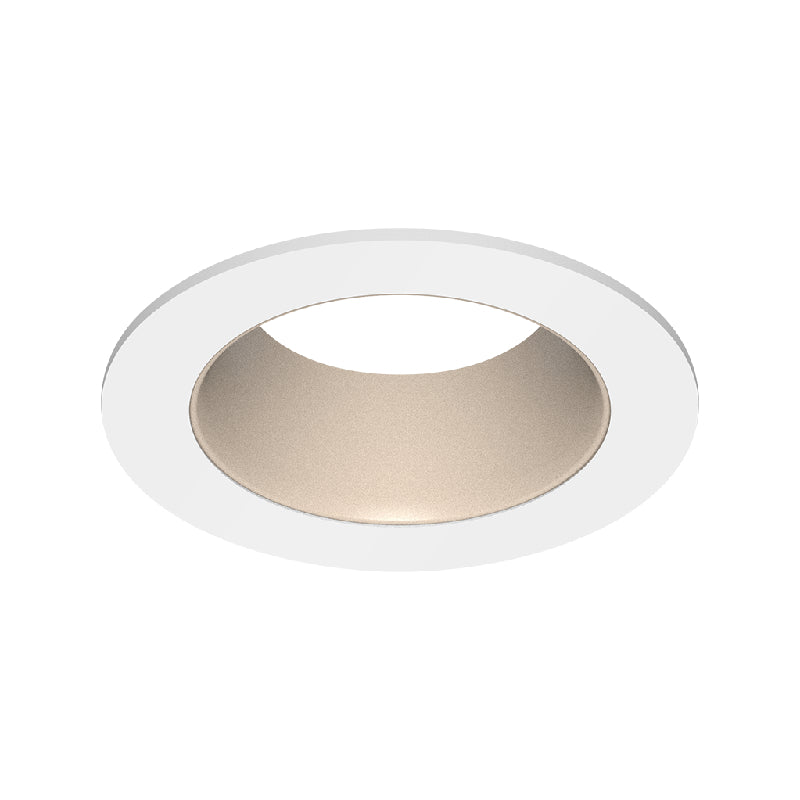 CSL ED3-RFST 3" LED Eco-Downlight Round Fixed Standard Trim - Champagne/White