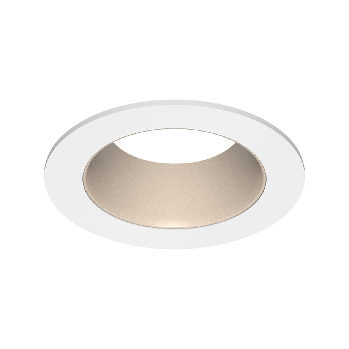 CSL ED3-RFST 3" LED Eco-Downlight Round Fixed Standard Trim - Champagne/White