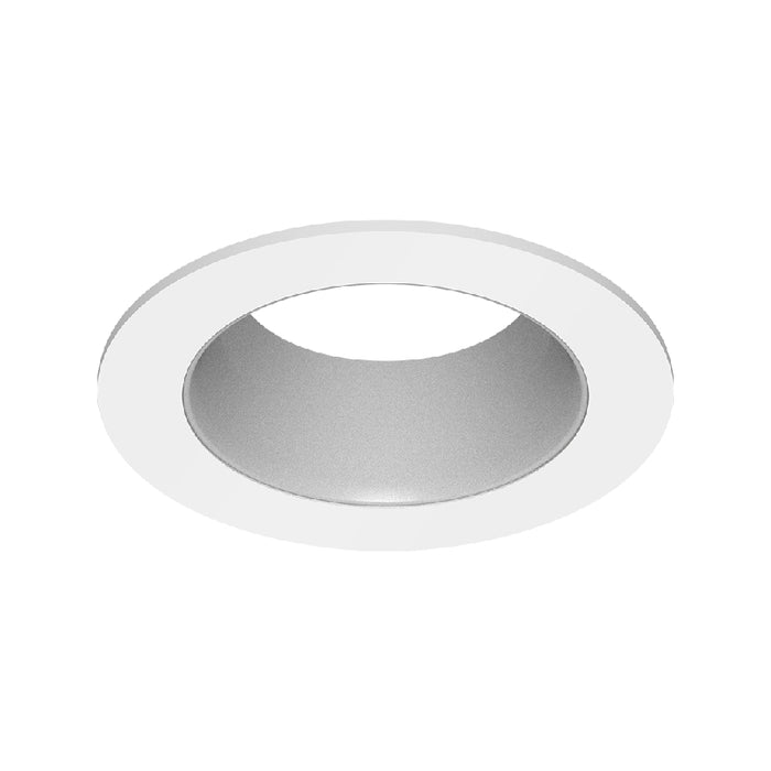 CSL ED3-RFST 3" LED Eco-Downlight Round Fixed Standard Trim - Silver/White